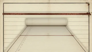 Engraved electoral roll unfurling on ledger paper, a few lines ticked in copper.